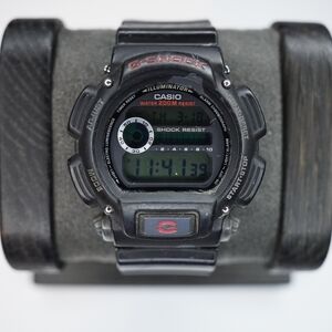Casio Men's DW9052 G-Shock Black Stainless Steel and Resin Digital Watch